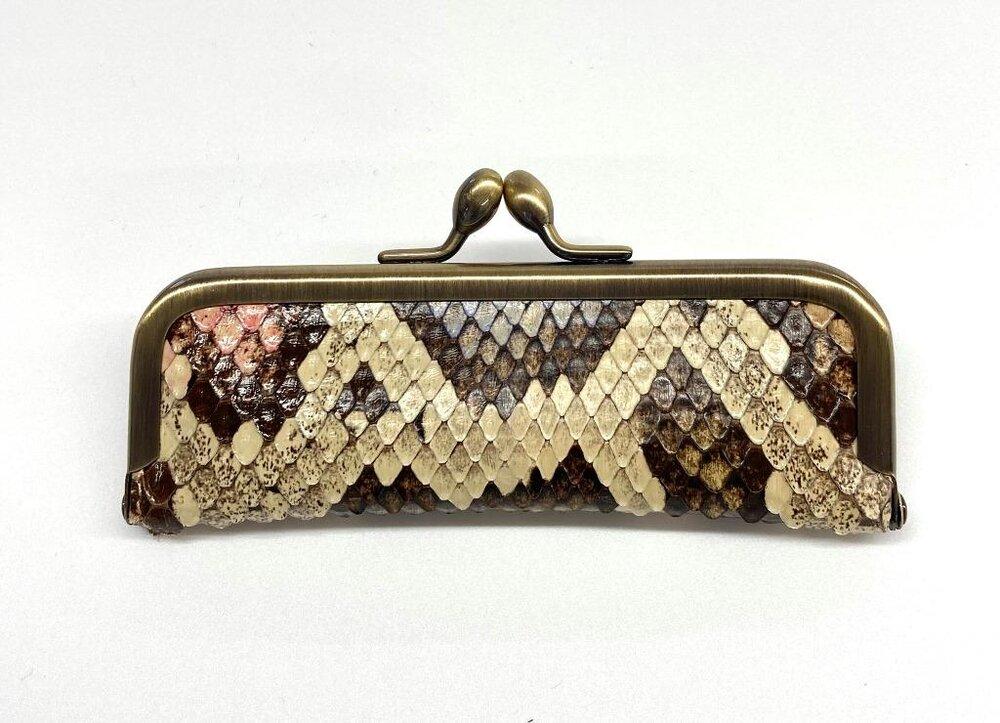 革工房いんのしま パイソンレザー印鑑ケース(色:ベージュ)【文房具 雑貨 日用品 人気 おすすめ】