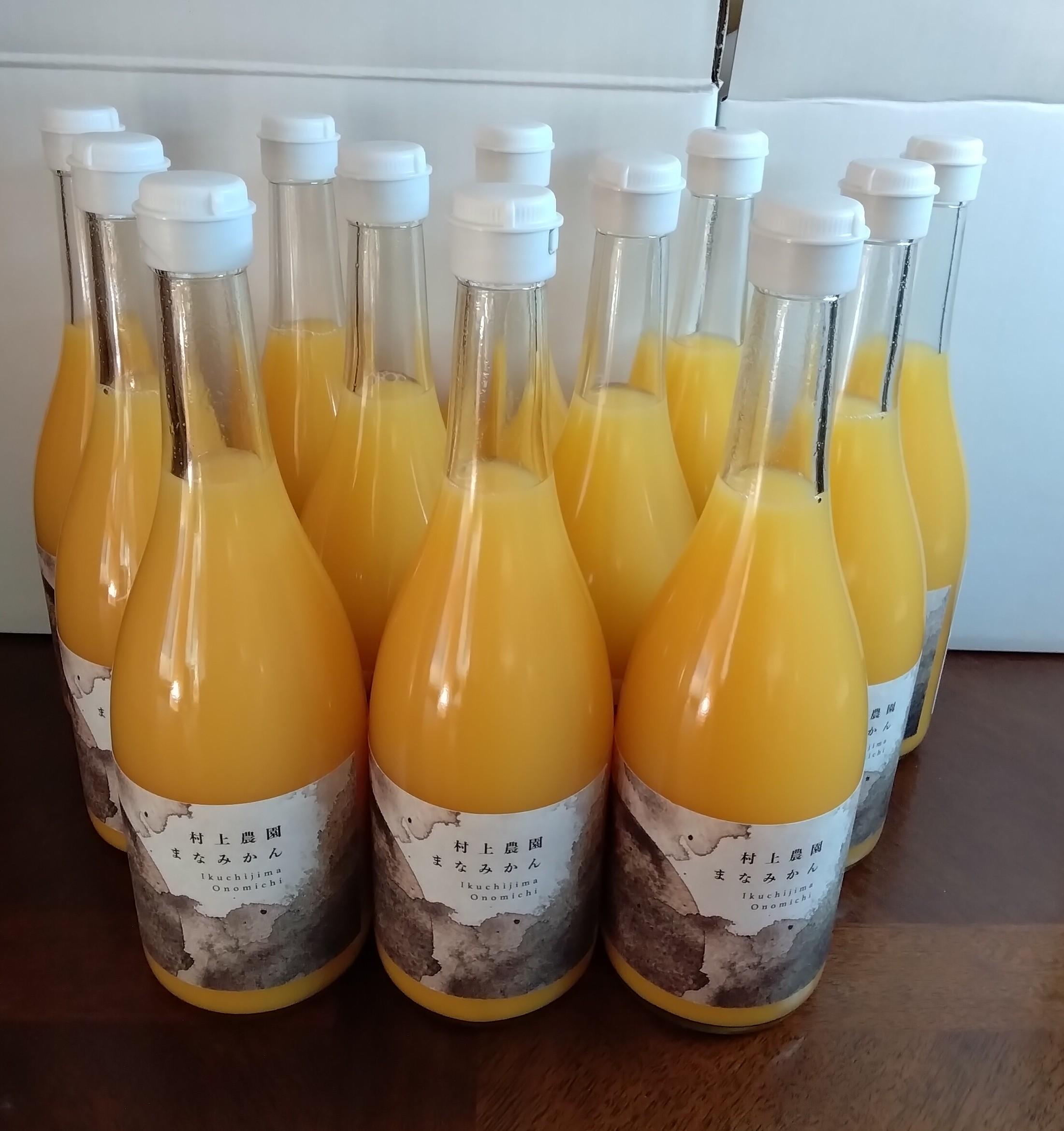 オーガニック清見生絞り 720ml×12本【飲料 果実飲料 ドリンク 食品 人気 おすすめ】