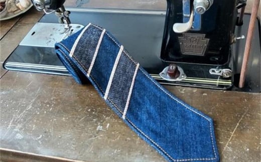ネクタイ 【ダブルセルビッジ＜selvedge series 04＞】 福山産デニム使用 デニムネクタイ  広島県福山市/office ROBE DE SETOUCHI ネクタイ プレゼント ギフト デニム メンズ [BAAF027]