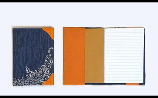 ブックカバー ノートカバー セミB5 刺繍仕上げ ブックカバー デニム ノート 本 カバー 文庫本 お洒落 おしゃれ 木製 本革 広島県福山市/有限会社アルファ企画 [BAFB015]