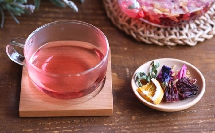 ローズハーバルティー＆ハイビスカスシロップ　ギフトセット　ハーブ ハーブティー 紅茶 ティー ハーブティ ティーバッグ エシカル レモングラス カモミール ハイビスカス バラ オレンジ 無農薬 オーガニック  広島県福山市/株式会社Herbal Style [BAFV001]