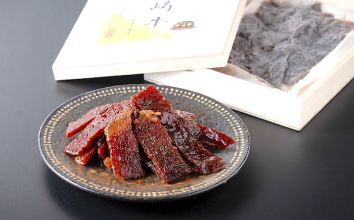 【京阪百貨店厳選】宮崎牛ビーフジャーキー100ｇギフト仕様 広島県福山市/株式会社京阪百貨店 宮崎牛 ビーフジャーキー 宮崎牛ジャーキー 牛肉ジャーキー おつまみ ビール 炙り ご飯のお供 [BAFZ005]