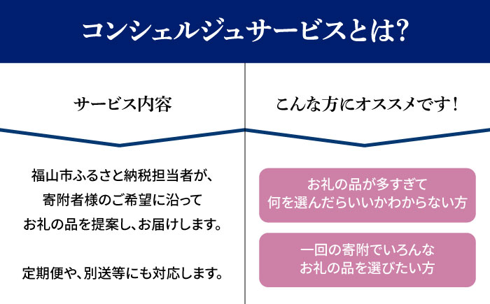 【福山市コンシェルジュ】返礼品おまかせ！寄附額200万円コース 2000000円 高額 代行 サービス セット 詰め合わせ 地元  豚肉 牛肉 海苔 海鮮 酒 焼酎 布団 寝具 枕 家具 お菓子 寄附 [BAZZ020]