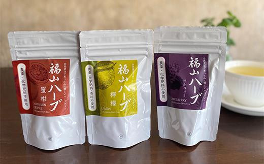 紅茶 健康をサポートする福山ハーブティー３種類詰め合わせ（1g×5ケ）×3種 広島県福山市/パディントン ハーブティー ハーブ 柑橘 お湯出し 詰合せ 健康 [BAAX002]
