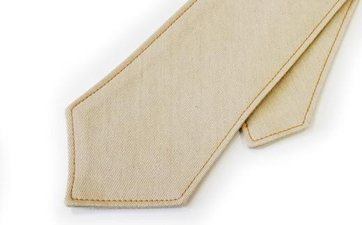 ネクタイ 【ベージュ】福山産デニム使用 デニムネクタイ 広島県福山市/office ROBE DE SETOUCHI ネクタイ プレゼント ギフト デニム メンズ [BAAF014]