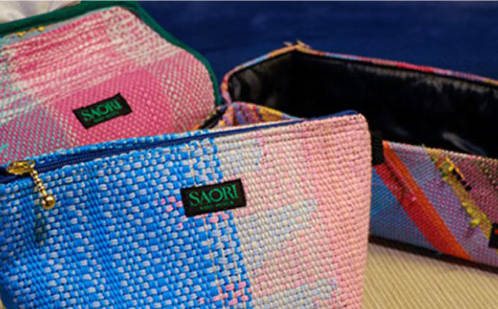 手織り カラフルな手織り生地がおしゃれ！「IRODORI『彩』」さをり織りセット 手織り 詰合せ セット さをり織り 1点物 ハンドメイド 雑貨 小物 広島県福山市/一般社団法人トータルライフサポートふくやま [BABK009]