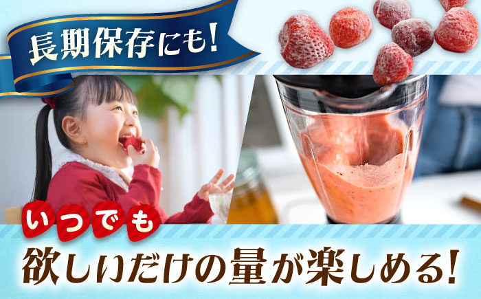 冷凍いちご 紅ほっぺ 1kg×3袋 国産 完熟 スムージー ジャム ヨーグルト 一口サイズ イチゴ 完熟 苺 果物 フルーツ 冷凍 広島県福山市/株式会社ベジータ [BABR001]