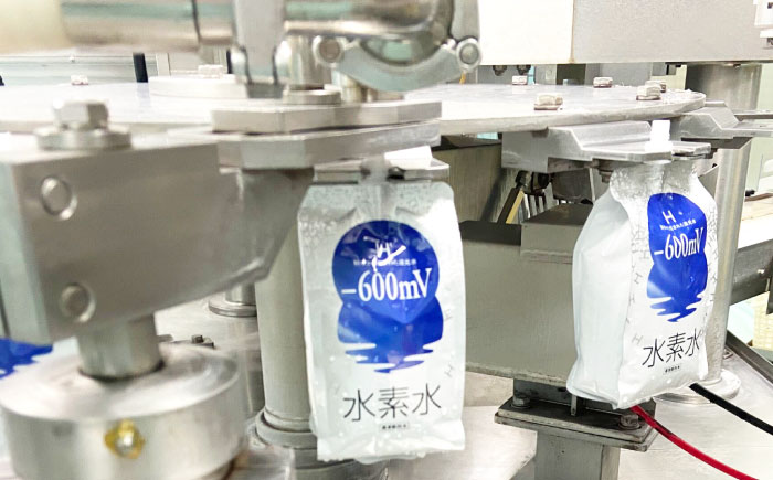 水素水 530ml×10本 おいしい水 パウチ 水素水 飲料 水素入り ソフトドリンク 人気 おすすめ 広島県福山市/株式会社マイナス600ミリボルト [BADB002]