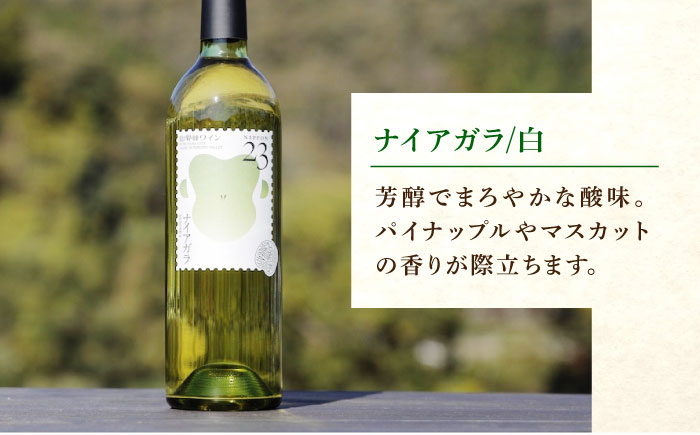 山野峡ワイン　赤白セット　キャンベル・ナイアガラ 広島県福山市/株式会社福山健康舎(山野峡大田ワイナリー) 山野峡ワイン 福山 広島 ワイン 福山市 ぶどう ワイナリー [BADO008]