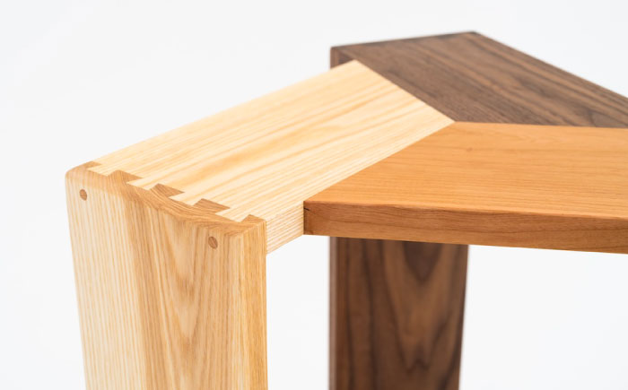 家具 kitoki 小泉誠デザイン WK59.combi stool / mid(コンビスツール) 広島県福山市/若葉家具株式会社 スツール 木製 おしゃれ 北欧 サイドテーブル [BADX003]