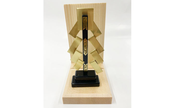 神棚・金幣付き黒 御札立てショート 小林商事/広島県福山市 御札立て お札立て 神棚 モダン神棚 省スペース 桧 ひのき 木製 一人暮らし マンション 事務所 オフィス 御札 宮大工 [BAEA025]