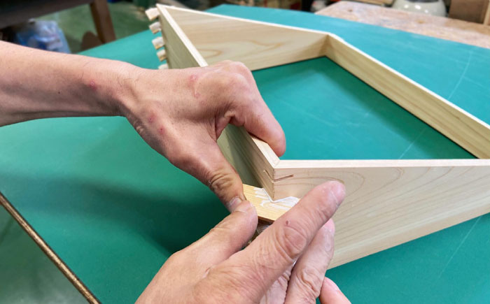 インテリア ちいさなとこのま（金襴緞子仕立） 広島県福山市/東洋額装株式会社 御城印 御朱印 御朱印帳 飾り棚 置物 床の間 [BAEM014]