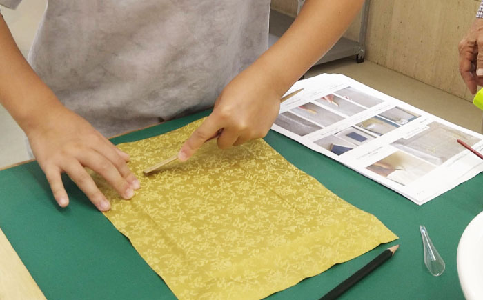 体験 はがき額（フォトフレーム）作製体験&工房見学 広島県福山市/東洋額装株式会社 体験 見学 作製 ものづくり 手づくり 額 [BAEM015]