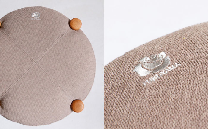 椅子 「FUKUYAMA」　Mサイズ 【木材：ビーチ／張地：布（GRAY）】 家具 インテリア 椅子 イス チェア ファニチャー　広島県福山市/有限会社塚本木工所家具 [BAEZ015]