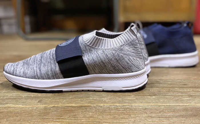 スニーカー 福山キャッスルスニーカー グレーL ユニセックス 軽量 おしゃれ 広島県福山市/有限会社ホルス [BAFG048]