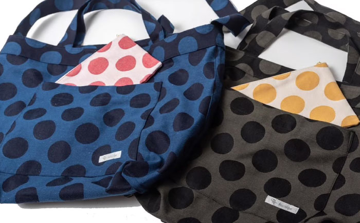 バッグ PHAROS Hatoribe 3WAY バッグ ブラック おしゃれ ママ 学生 通学 お稽古 エコバッグ リバーシブル 軽量 かわいい 広島県福山市/有限会社ホルス [BAFG064]