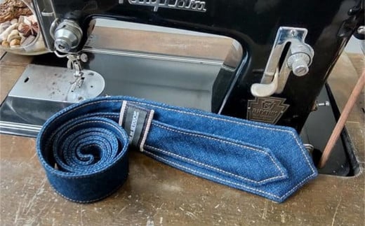 ネクタイ 【ダブルセルビッジ＜selvedge series 04＞】 福山産デニム使用 デニムネクタイ  広島県福山市/office ROBE DE SETOUCHI ネクタイ プレゼント ギフト デニム メンズ [BAAF027]