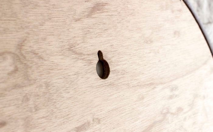 鏡  NOSミラー サークルS ナチュラルレザー製 【MS124（ライトブラウン）】 鏡 姿見 ミラー レザー 革 ファニチャー 家具 人気 おすすめ 広島県福山市/株式会社心石工芸 [BABV041]