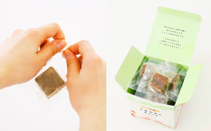 フレッシュフード《しあわせのキューブ》 ドッグフード 犬 低アレルゲン 鹿肉 シニア犬 食欲不振 肥満 鉄分 トッピング 冷凍　広島県福山市/寺岡有機醸造株式会社 [BADT046]