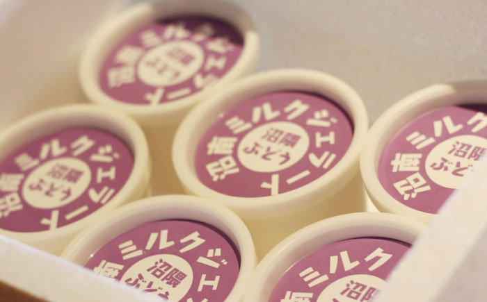 【全3回定期便】沼南ミルクジェラート 沼隈ぶどう＆赤しそ　各3個　食べ比べセット　アイス  ぶどう 赤しそ アイス アイスクリーム デザート スイーツ ご当地 広島県福山市/甚ごろう [BAEC046]