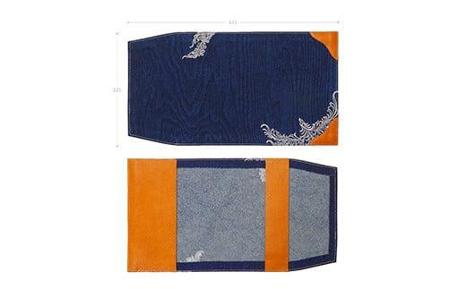 ブックカバー ノートカバー A5 刺繍バージョン ブックカバー デニム ノート 本 カバー 文庫本 お洒落 おしゃれ 木製 本革 広島県福山市/有限会社アルファ企画 [BAFB013]