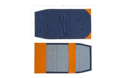 ブックカバー ノートカバー セミB5 スタンダード ブックカバー デニム ノート 本 カバー 文庫本 お洒落 おしゃれ 木製 本革 広島県福山市/有限会社アルファ企画 [BAFB014]