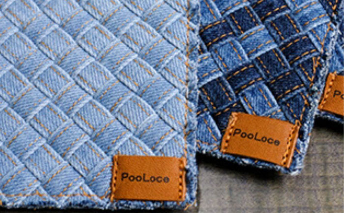 コースター デニム加工職人の手仕事から生まれた『デニムループ スクエアコースター』 (オリジナル) デニム 雑貨 コースター インテリア エコ 広島県福山市/株式会社四川 [BADK013]