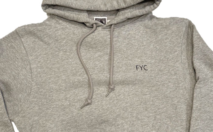 パーカー FYC 福山キャッスルシリーズ 裏パイルパーカー 【グレー/Lサイズ】　パーカー ファッション 衣類 福山城 ユニセックス 男女兼用 広島県福山市/有限会社ホルス [BAFG006]
