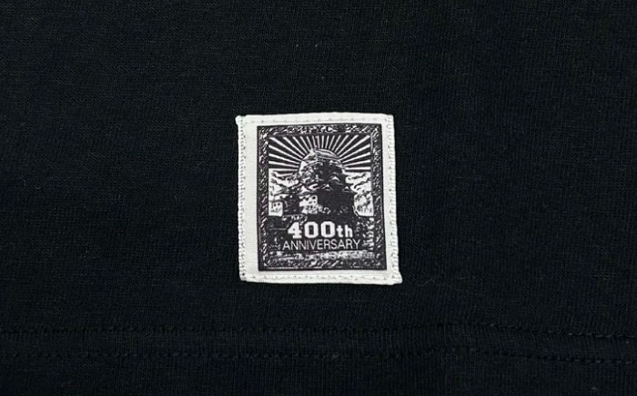 Tシャツ 福山キャッスルシリーズ 長袖Tシャツ ブラック L ユニセックス Tシャツ お洒落 おしゃれ 広島県福山市/有限会社ホルス [BAFG029]