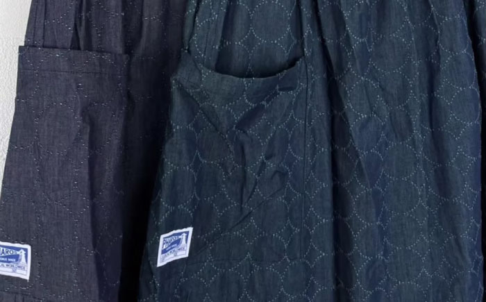 スカート PHAROS Hatoribe しゃぼん玉デニムカーゴスカート ネイビー スカート  可愛い 服 お洒落 広島県福山市/有限会社ホルス [BAFG066]