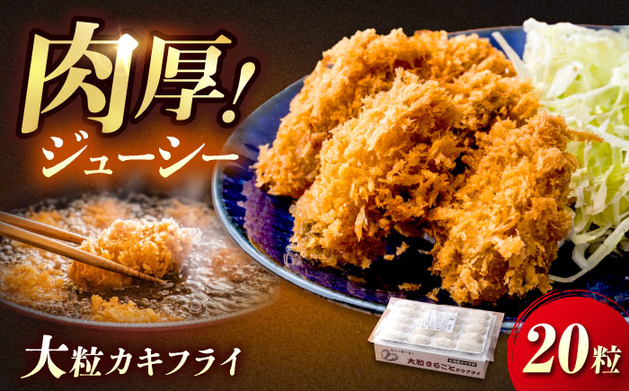 【スピード発送】冷凍 大粒 カキフライ 20粒 広島県産 冷凍カキフライ 広島牡蠣 牡蠣 かき カキ  料理 簡単 魚介類 海鮮 ギフト 広島県福山市/クニヒロ株式会社 [BACG001]