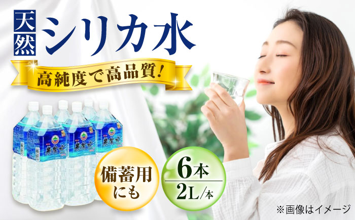 飲料 水 ミネラルウォーター 巌聖水6500 2L×6本入り 広島県福山市/小林商事 ミネラルウォーター ペットボトル 2l 2リットル 保存用 備蓄 防災 [BAEA013]