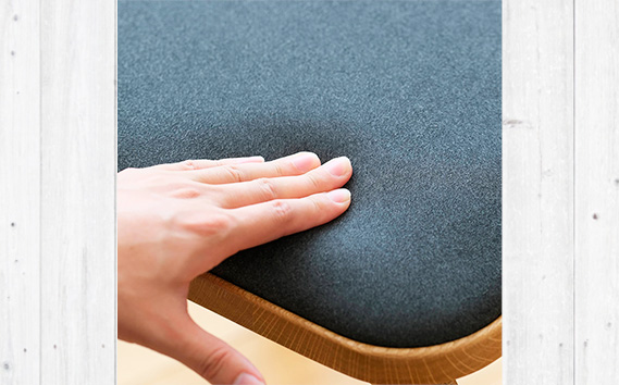 府中家具　COCCO Bench　チェリー　生地：チャコール