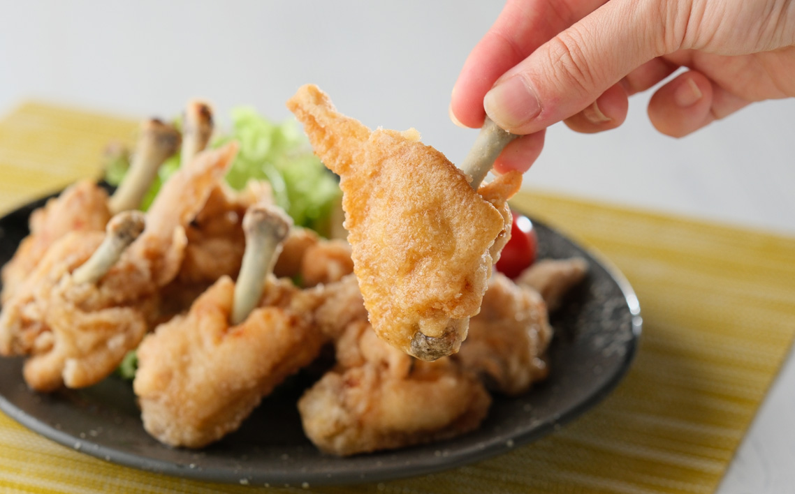 朝引き鶏のチューリップ揚げ（調理済み）13本入り/鶏肉 手羽先 唐揚げ