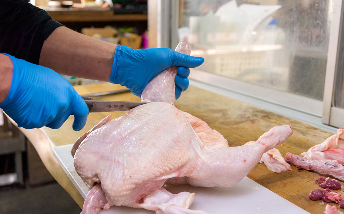 朝引き鶏のチキンカツ/調理済み100g×4枚（合計400g）/簡単調理
