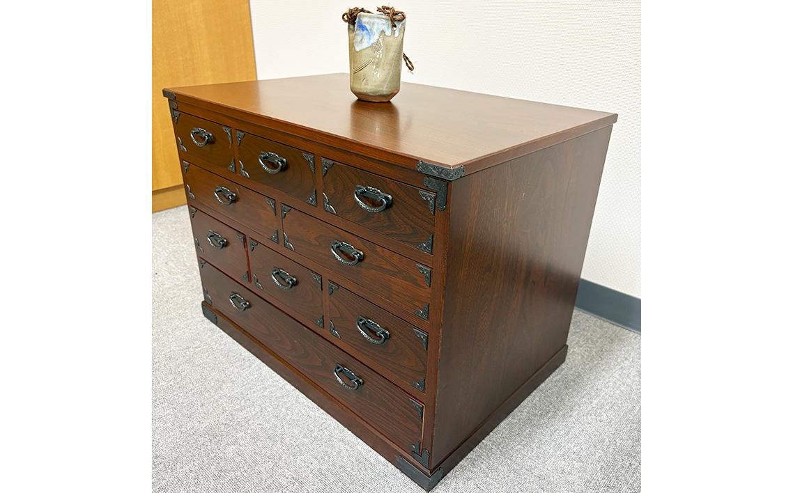 府中民芸家具　高級小箪笥　50型（4段9杯）20kg