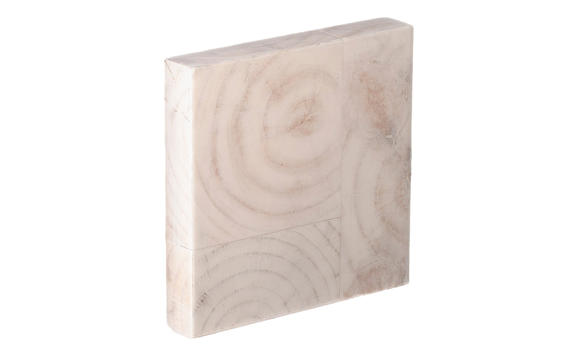 【壁面装飾オブジェ】升～masu～/雪白（白）　500g