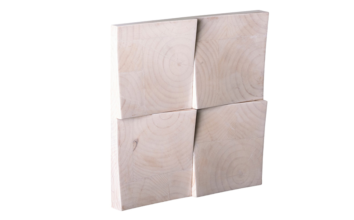 【壁面装飾オブジェ】瓦～kawara～/雪白（白）　2500g