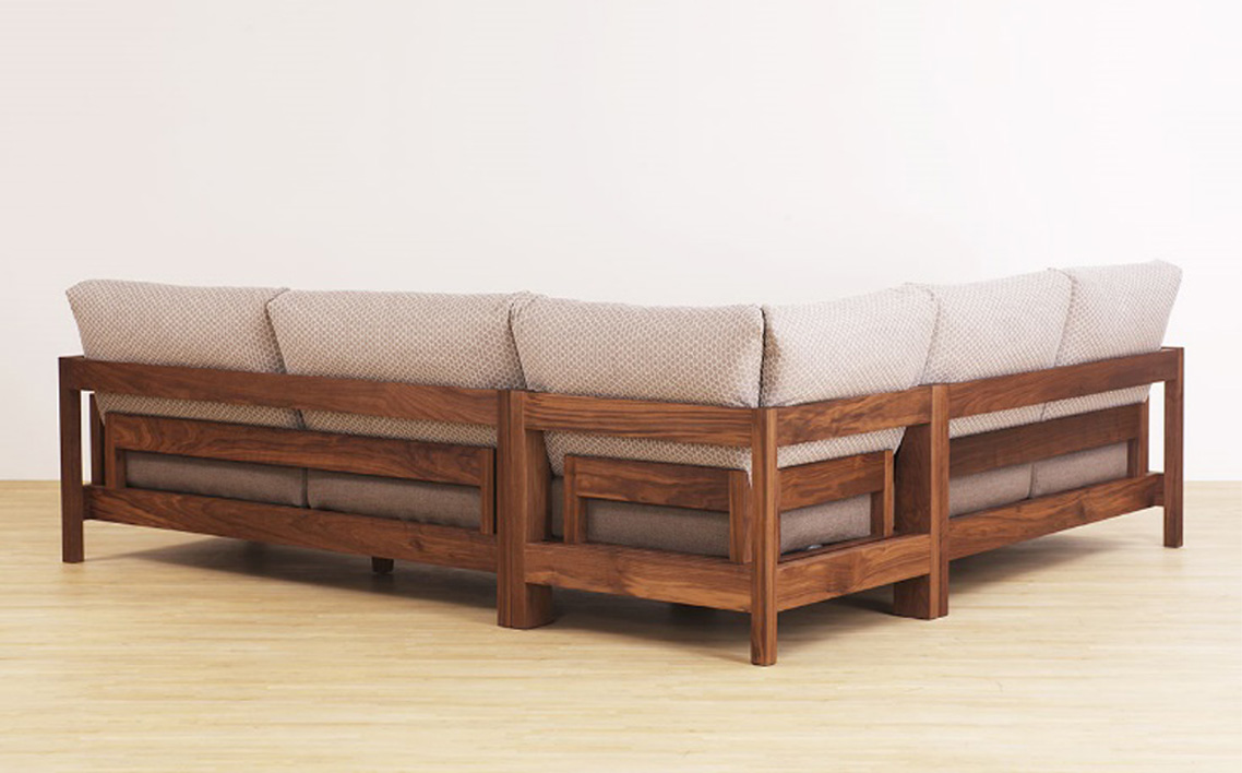 （ウォールナット）AUTHENTICITY SOFA C CORNER M（モカ）