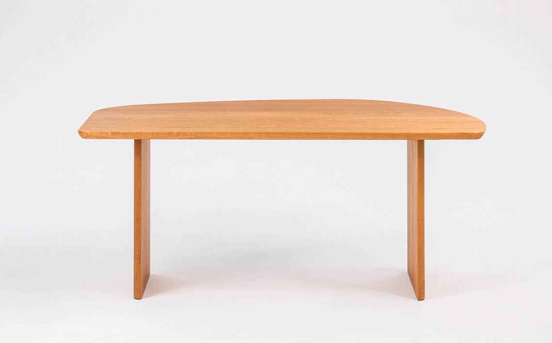 府中家具　ダイニングテーブルARCIII　W1600　ブラックチェリー ブラックチェリー