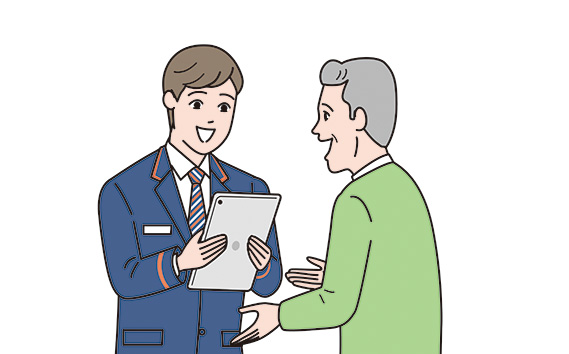 郵便局のみまもりサービス「みまもり訪問サービス（6か月）」