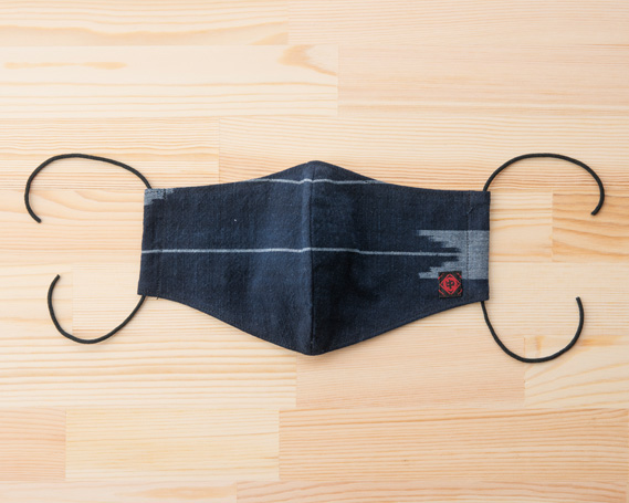 備後絣　矢絣　立体美マスク　女性サイズ　2枚組