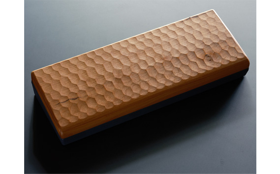 HHKB専用亀甲名栗ブラックチェリー製パームレスト＆ルーフ 200g