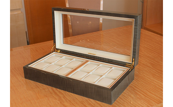 クリスタル 時計ケース No.7　グレー