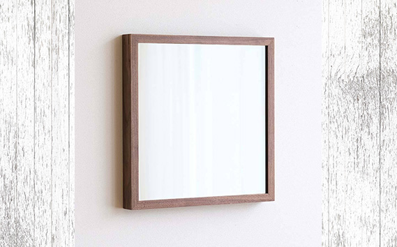 府中家具　Mirror SANO　42×42　ウォールナット