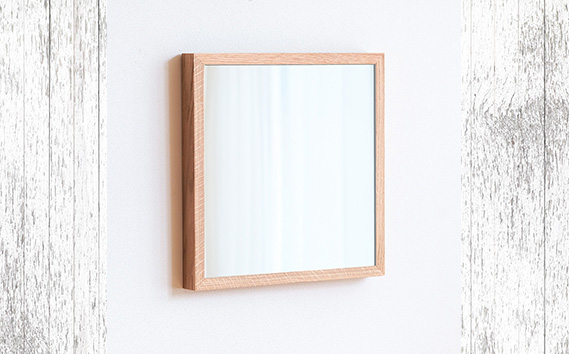 府中家具　Mirror SANO　42×42　オーク