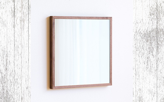 府中家具　Mirror SANO　56×56　ウォールナット