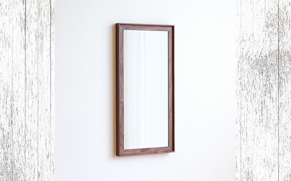 府中家具　Mirror VALLE　42×84　ウォールナット