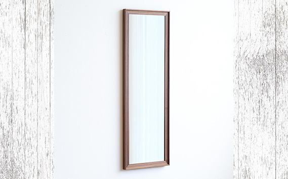 府中家具　Mirror VALLE　42×126　ウォールナット