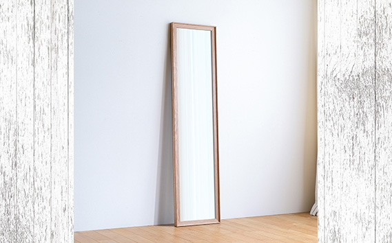 府中家具　Mirror VALLE　42×168　オーク
